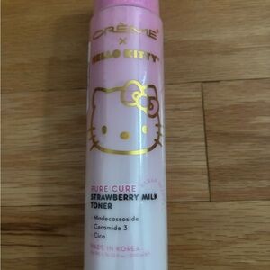 Hello Kitty Pink & Gold Strawberry Milk Toner